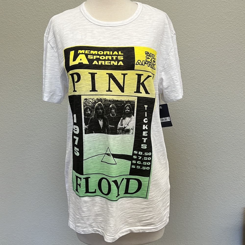 🥳HP🥳 Lucky 🍀 Brand Pink Floyd LA 1975 Graphic Band Tee - Picture 6 of 9